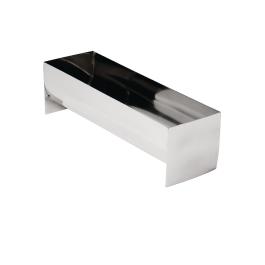 Paté- en terrinevorm - U-vorm - 1.1 Liter - H 8 x 7.5 x 26 CM - RVS - Vogue - E585