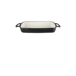 Plat à four - 2,8 Litre - Noir - H 5,5 x 39 x 23,5 CM - Fonte - Vogue - GH324