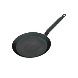 Crêpespan - 2.5 Liter - Blauw - Ø 20 x H 2 CM - Blauwstaal - De Buyer - DL952