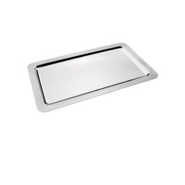 Serveerschaal - 1/1 GN - Zilver - H 1 x 32.5 x 53 CM - RVS - Olympia - CN599