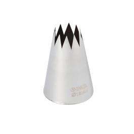 Spuitmond - Gekarteld - Ø 3.5 x H 4.5 x 23 CM - RVS - Schneider - GT122