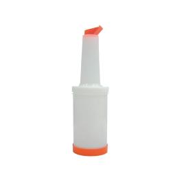 Barschenker - 1 Liter - Oranje - Ø 9.5 x H 33 CM - Kunststof - Vogue - C176