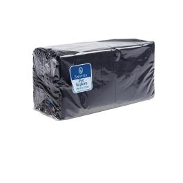 Servetten - 2000 stuks - Zwart - 25 x 25 CM - CB666