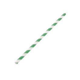 Rietjes - 250 stuks - Groen/Wit - Ø 0.6 x 21 CM - Papier - Fiesta Green - DE928