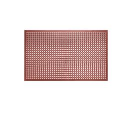 Anti-vermoeidheidsmat - Rood - H 1.2 x 150 x 90 CM - Rubber - Jantex - GF017