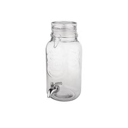 Koude drank dispenser - 3.6 Liter - H 32.5 x 19.5 x 14.5 CM - Glas - Olympia - CN680
