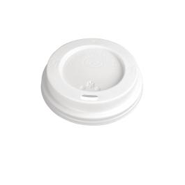 Couvercle tasse à café - 0,23 Litre - 1000 pièces - Ø 8 x H 1,6 CM - Plastique - Fiesta - CE256