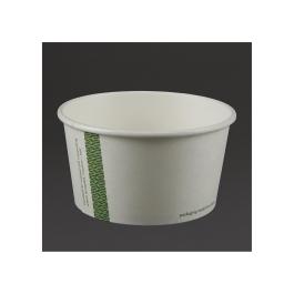 Wegwerp bakjes - 0.35 Liter - 500 stuks - Ø 11.5 x H 6.2 CM - Karton/Pla - Vegware - GF046