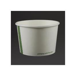 Contenants jetables - 0,45 Litre - 500 pièces - Ø 11,5 x H 7,7 CM - Carton/Pla - Vegware - GF047