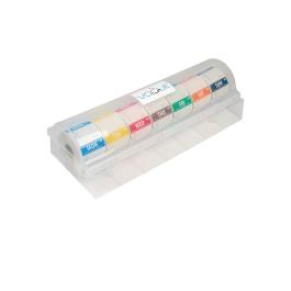 Distributeur d'étiquettes - Etiquettes jour - Soluble - H 6,4 x 48,9 x 13,3 CM - Vogue - GH475