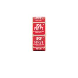 Houdbaarheidsetiketten - "Use First" - 1000 stuks - Ø 2.5 CM - Vogue - E149