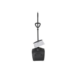 Bezem en blink - Zwart - H 95 x 30 x 34.5 CM - Kunststof - Jantex - CK851