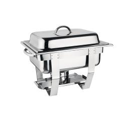 Set Chafing dish - 1/2 GN - 3,7 Litre - Argent - H 30 x 36,5 x 30 CM - Inox - Olympia - CN607