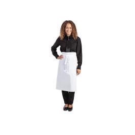 Tablier de Chef - Unisexe - Coupe Regular - Blanc - 91,5 x 76,2 CM - Polyester/Coton - Vêtement de Chef Blanc - A501