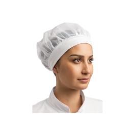 Chapeau - Unisexe - Taille unique - Blanc - Nylon - Vêtements de Chefs Blancs - B252