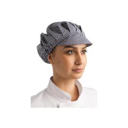Chapeau - Unisexe - Taille unique - Bleu/Blanc - Polyester/Coton - Vêtements de Chef Blancs - B257