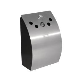 Asbak - H 35.2 x 24.5 x 14.2 CM - RVS - Bolero - CE178