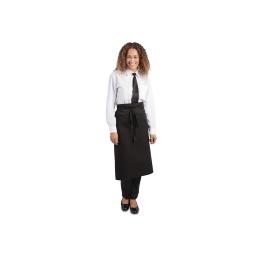 Sloof - Unisex - Regular Fit - Zwart - 91.5 x 76.2 CM - Polyester/Katoen - Whites Chefs Clothing - A968