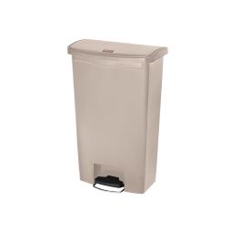 Poubelle à pédale - 68 Litres - Beige - H 80,26 x 49,96 x 31,06 CM - Résine polyéthylène - Rubbermaid - GL033