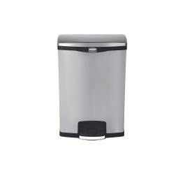 Poubelle à pédale - 90 Litres - H 80,85 x 41,25 x 69 CM - Inox - Rubbermaid - GE939