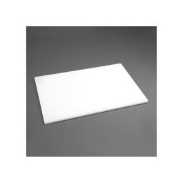 Planche à découper - LDPE - Blanc - H 1 x 60 x 45 CM - Polyéthylène basse densité - Hygiplas - HC881