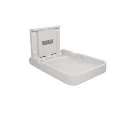 Babyverschoontafel - Verticaal - Grijs - H 45 x 55 x 86 CM - Kunststof - Bolero - DA696