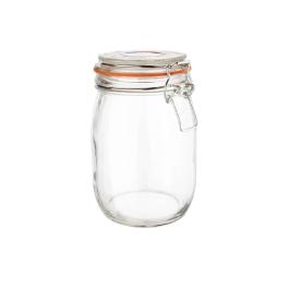 Conservenpot - 1 Liter - Ø 8.9 x H 17.5 CM - Glas - Vogue - P492