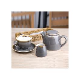 Cappuccinokop - 23 CL - 6 stuks - Grijs - Ø 9.3 x H 6.8 CM - Porselein - Olympia - HC390