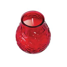 Kaarsen - 12 stuks - Rood - Ø 10 x H 10.5 CM - Glas/Was - Bolsius - Y197