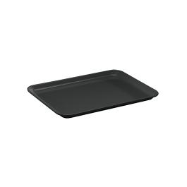 Schotel - H 1.7 x 27 x 21 CM - 0.2 KG - Melamine - Zwart - WACA - 937642
