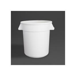 Voorraadcontainer - 38 Liter - Wit - Ø 39.8 x H 43.4 CM - Polypropyleen - Vogue - GG792