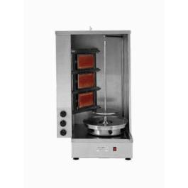 Shoarmagrill - Gas - 3 branders - Motor onder - SHA3G