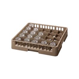 Panier lave-vaisselle pour verrerie - 16 compartiments - 50 x 50 x 10 cm - Bartscher - 5325