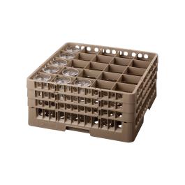 Panier lave-vaisselle pour verrerie - 25 compartiments - 50 x 50 x 22,5 cm - Bartscher - 5329