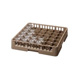 Vaatwaskorf voor glaswerk - 36 vakken - 50 x 50 x 10 cm - Bartscher - 5336