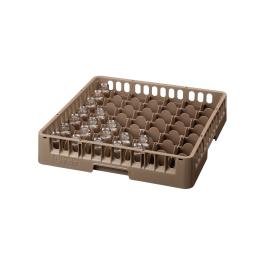 Panier lave-vaisselle pour verrerie - 49 compartiments - 50 x 50 x 10 cm - Bartscher - 5349