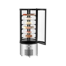 Gekoelde gebaksvitrine - 400 Liter - Zwart - Bartscher - 700314