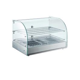 Vitrine chaude - 45 Litres - H 37,6 x 55,4 x 37,6 CM - 230 V - Inox - Buffle - CK916