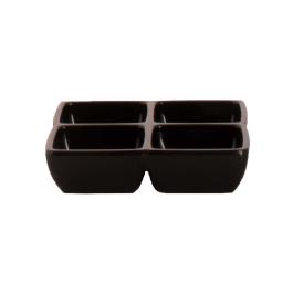 Schaal - 4-vaks - 12 stuks - H 3 x 12 x 12 CM - Melamine - Truyts - Melamine - 533617
