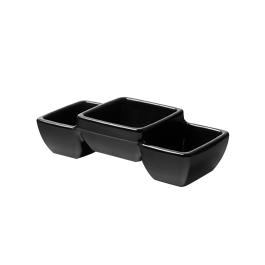 Schaal - 3-vaks - 6 Stuks - 4 CL - H 6 x 20 x 9 CM - Melamine - Truyts - Melamine - 533615