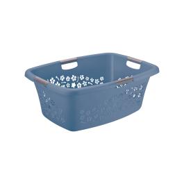 Wasmand - H 26.2 x 49 x 65 CM - 4 Stuks - Kunststof - Rotho - Flowers - 534057