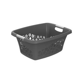 Wasmand - H 26.2 x 49 x 65 CM - Kunststof - Rotho - Flowers - 534058
