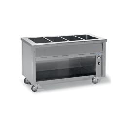 Bain-marie - Elektrisch - 4 x 1/1 GN - Open onderkast - Diamond - BT15