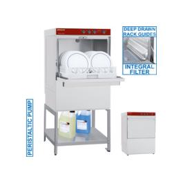 Lave-vaisselle de collectivité - Panier 50 x 50 CM - 230V - Support ouvert - Diamant - DC502/6M_BD/F-S