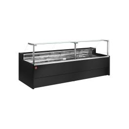 Koeltoonbank Venice - 200 CM - Rechte ruit - 990W - 230V - Zwart - Diamond - VZ20/B5-VR2
