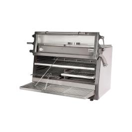 Houtskooloven - 150KG/uur - 2/1 GN - RVS - Diamond - CBQ-120/RX