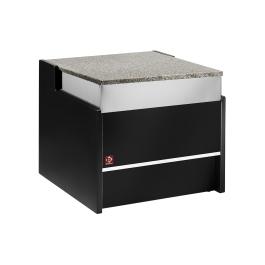 Kassa-sectie Koeltoonbank - Florence - 70 CM - Zwart - Diamond - FCT-700/B5