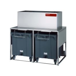 Opslagbakken - 2 x 108 KG - Op wielen - Diamond - DROLBIN/90-115