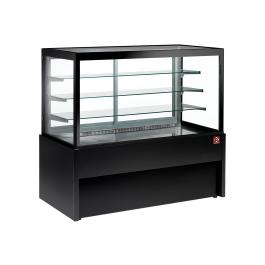Banc de maintien au chaud Capri Line - 100 CM - Fenêtre droite - 4 niveaux - 1320W - 230V - Noir - Diamond - CB10HT-B9-P