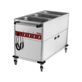 Verwarmde kar - 3 x 1/1 GN - 3 temperaturen - Warmhoudkast - Diamond - CT331/C